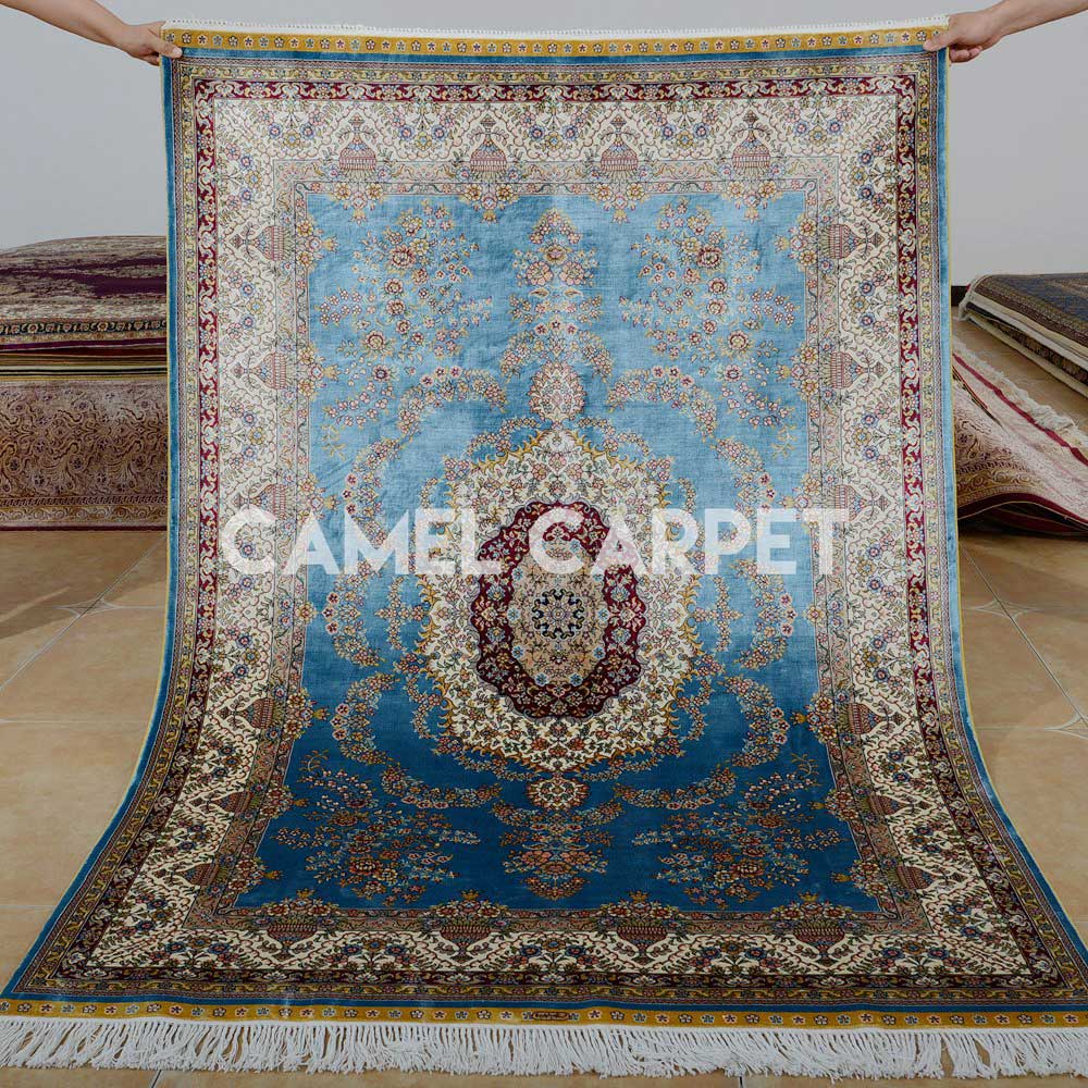 Handmade Sky Blue Carpet.jpg